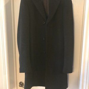 REISS Epsom Overcoat - Charcoal Colour  - Medium